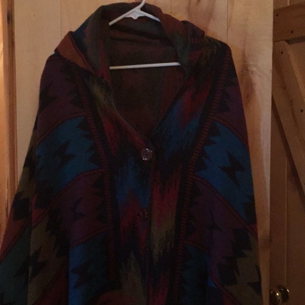 Poncho with Hoodie